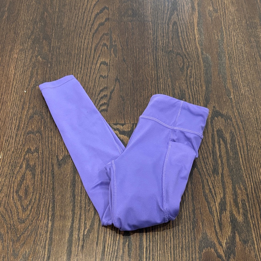 Athleta Kids Girl’s Vibrant Purple Leggings Size XS